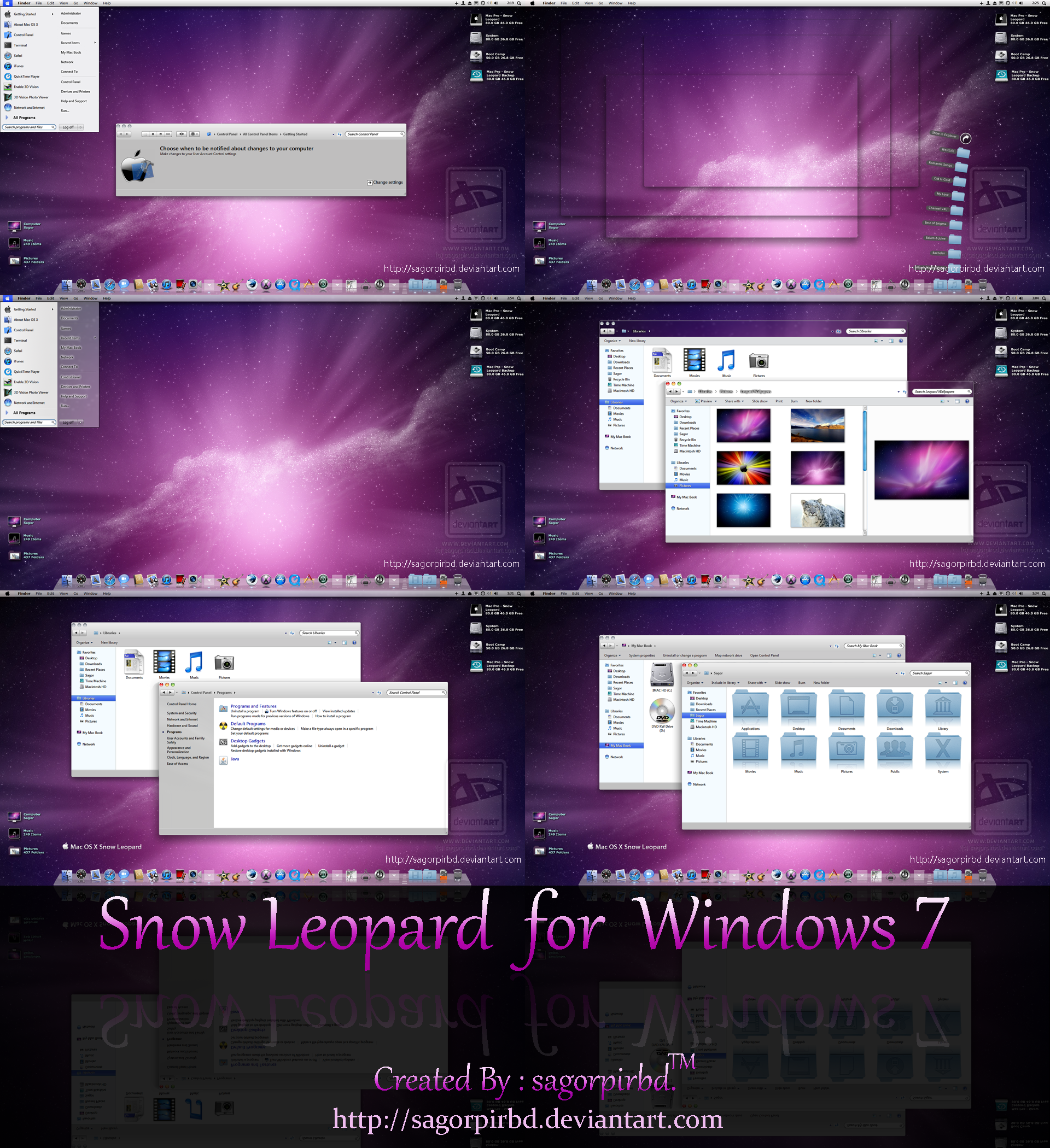 Mac os x theme for windows 7 deviantart free